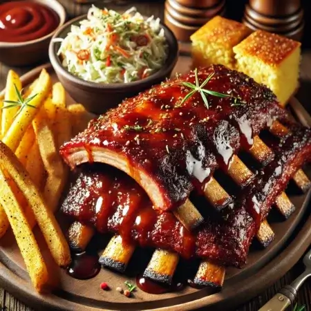 BBQ Glazed Pork Ribs