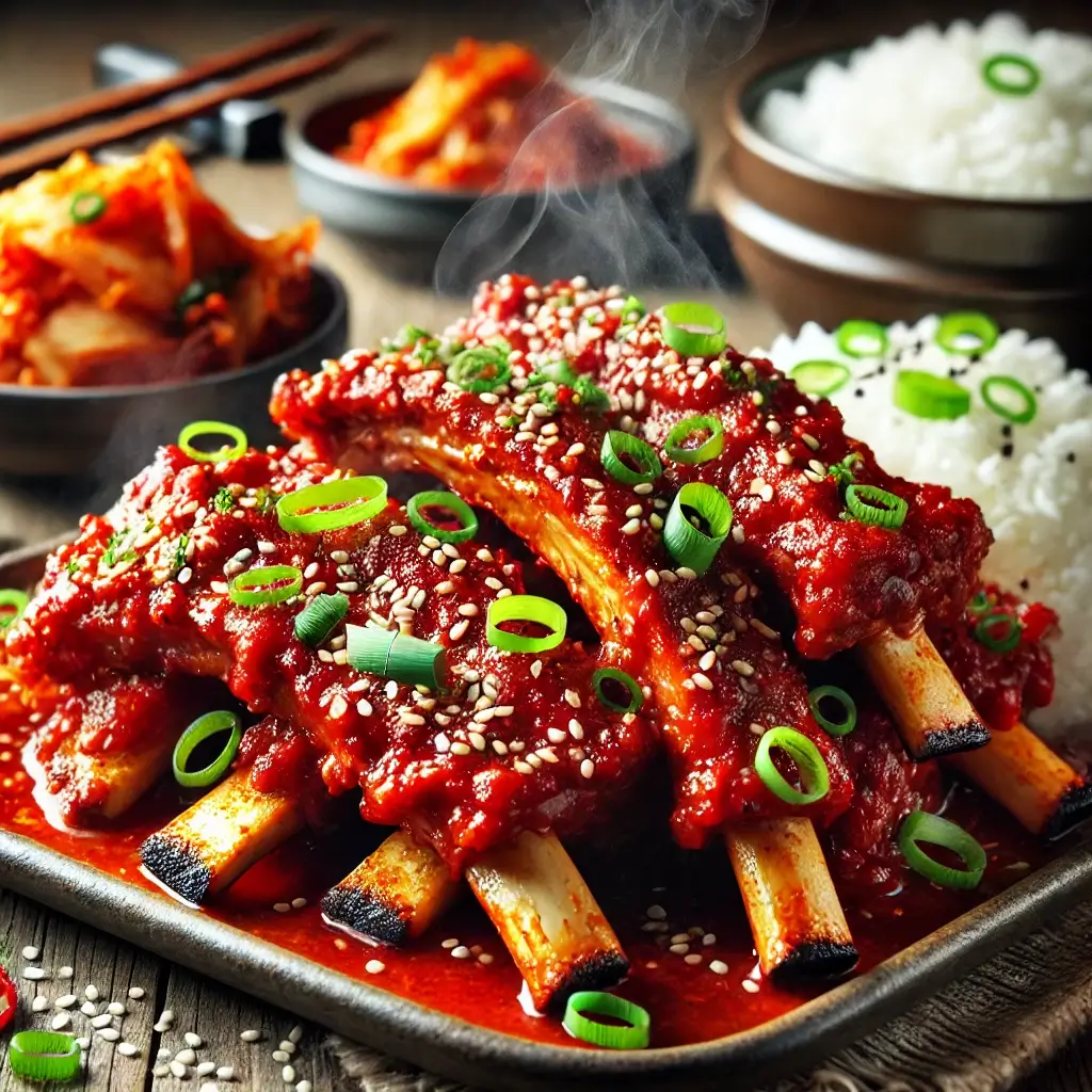 Korean-Style Spicy Ribs - Easy Menu CMS Demo