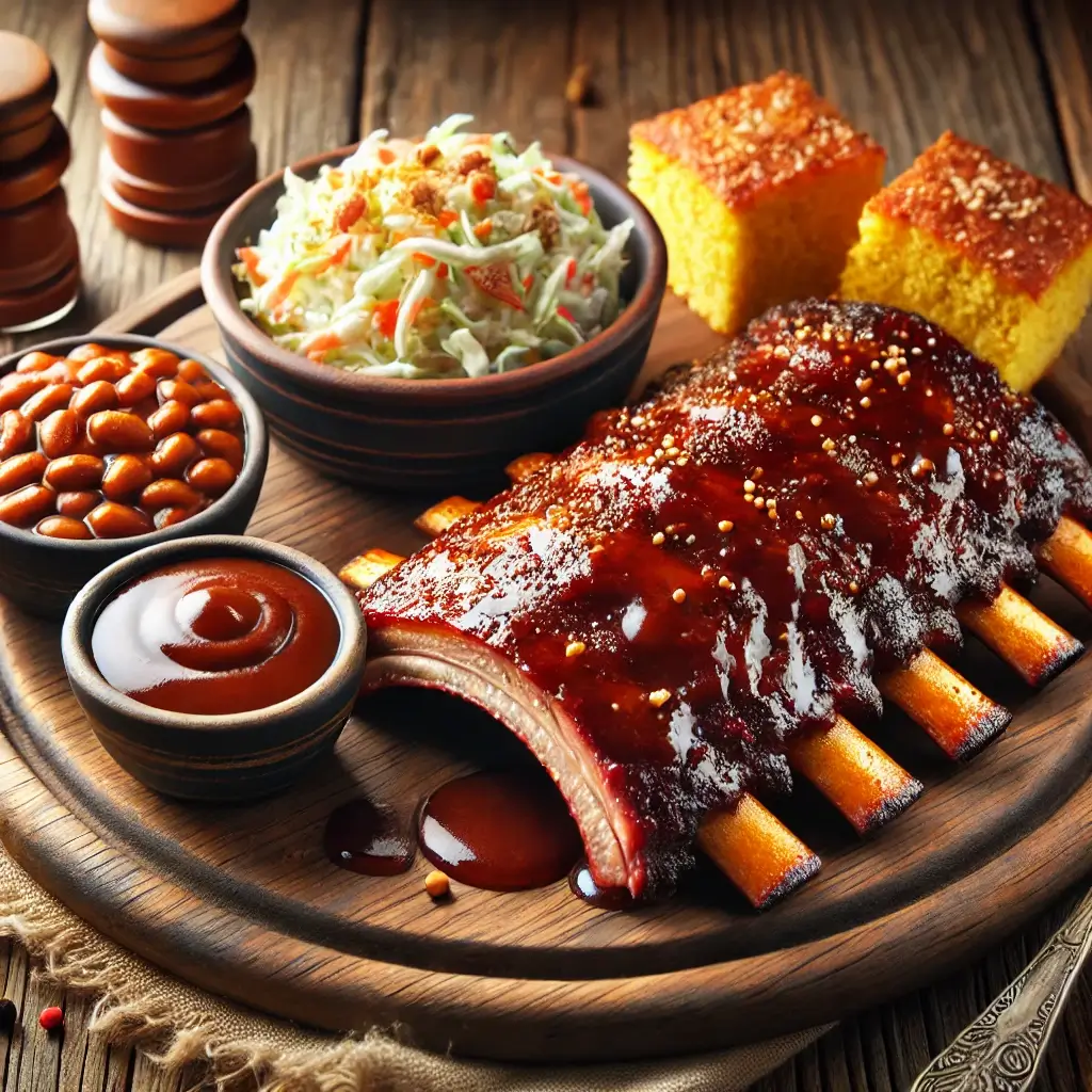 Classic BBQ Rib Platter - Easy Menu CMS Demo